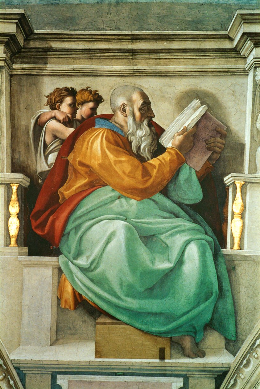 De Sixtijnse Kapel (fresco) door Michelangelo Buonarroti