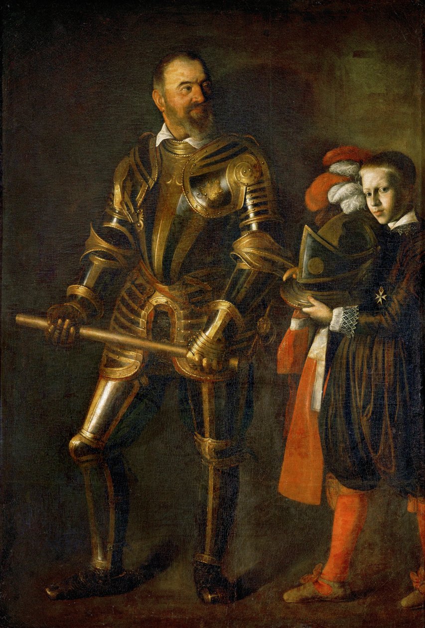 Alof de Vignacourt, grootmeester van de Orde van Malta door Michelangelo Merisi da Caravaggio