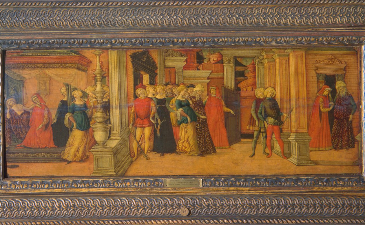 Antiochus en Stratonice, c.1470 door Michele Ciampanti