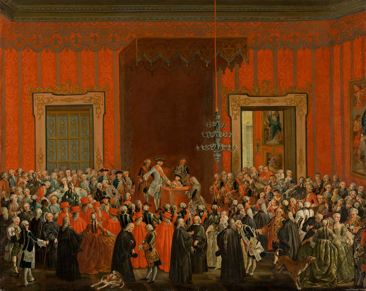 Spaans: Karel III doet afstand van de kroon van Napels door Michele Foschini
