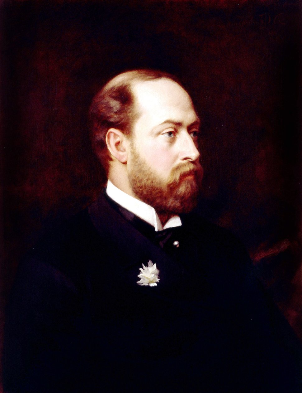 Edward VII koning van Engeland in 1901-1910 door Michele Gordigiani