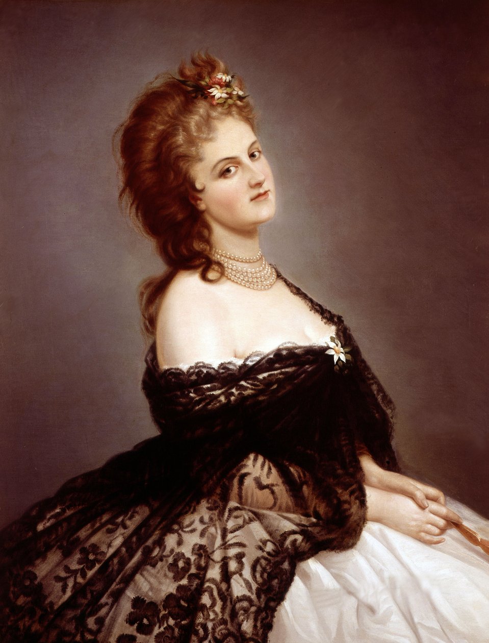 Virginia Oldoini, Gravin van Castiglione, naar een foto van Pierre-Louis Pierson, 1862 door Michele Gordigiani