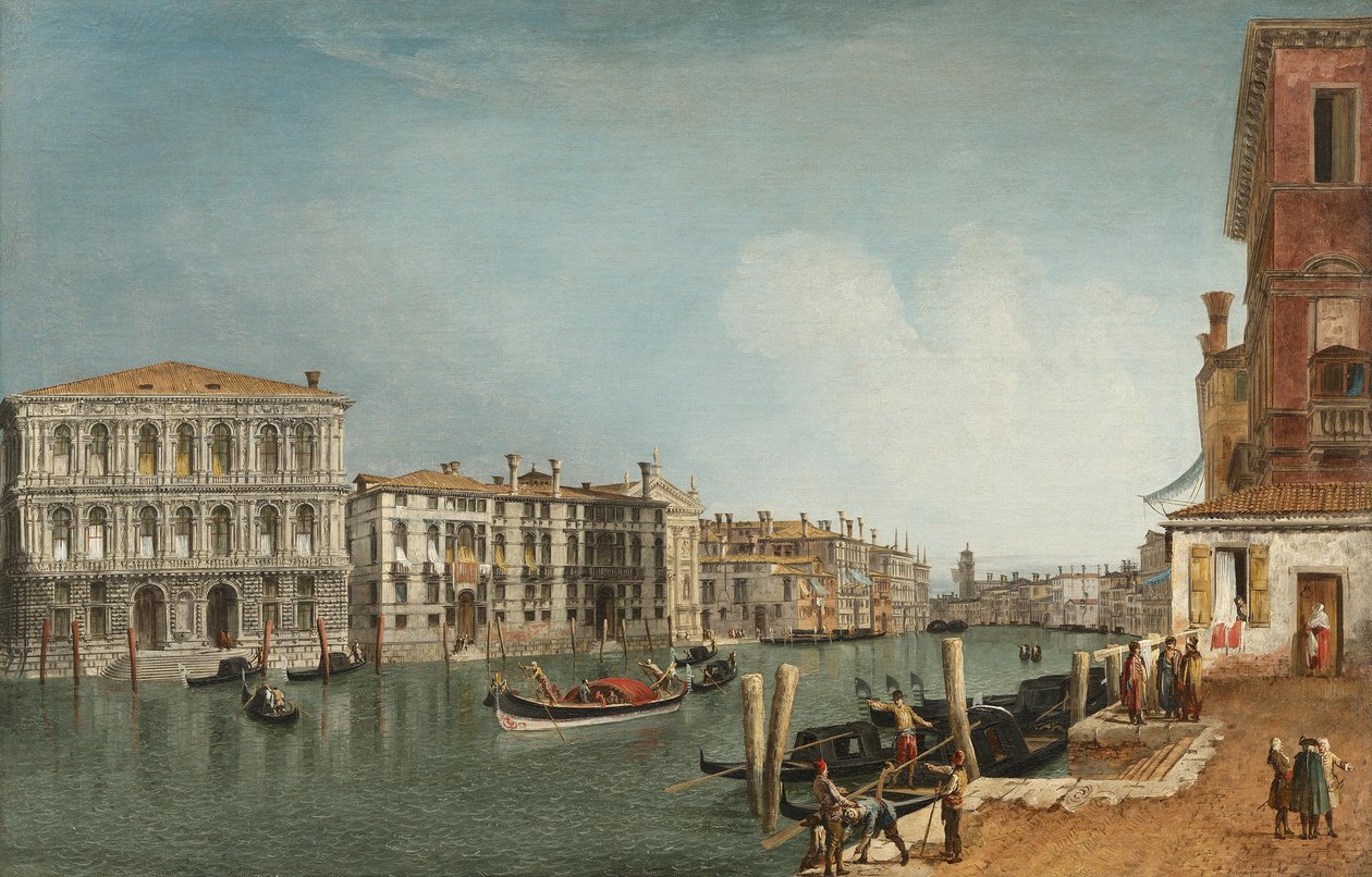 Het Canal Grande bij Ca
