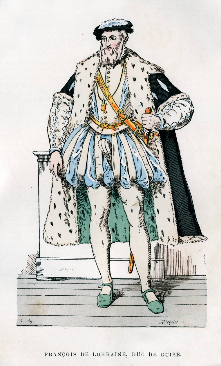 Francis van Lotharingen, 2e Hertog van Guise, Franse Soldaat en Politicus door Micheler