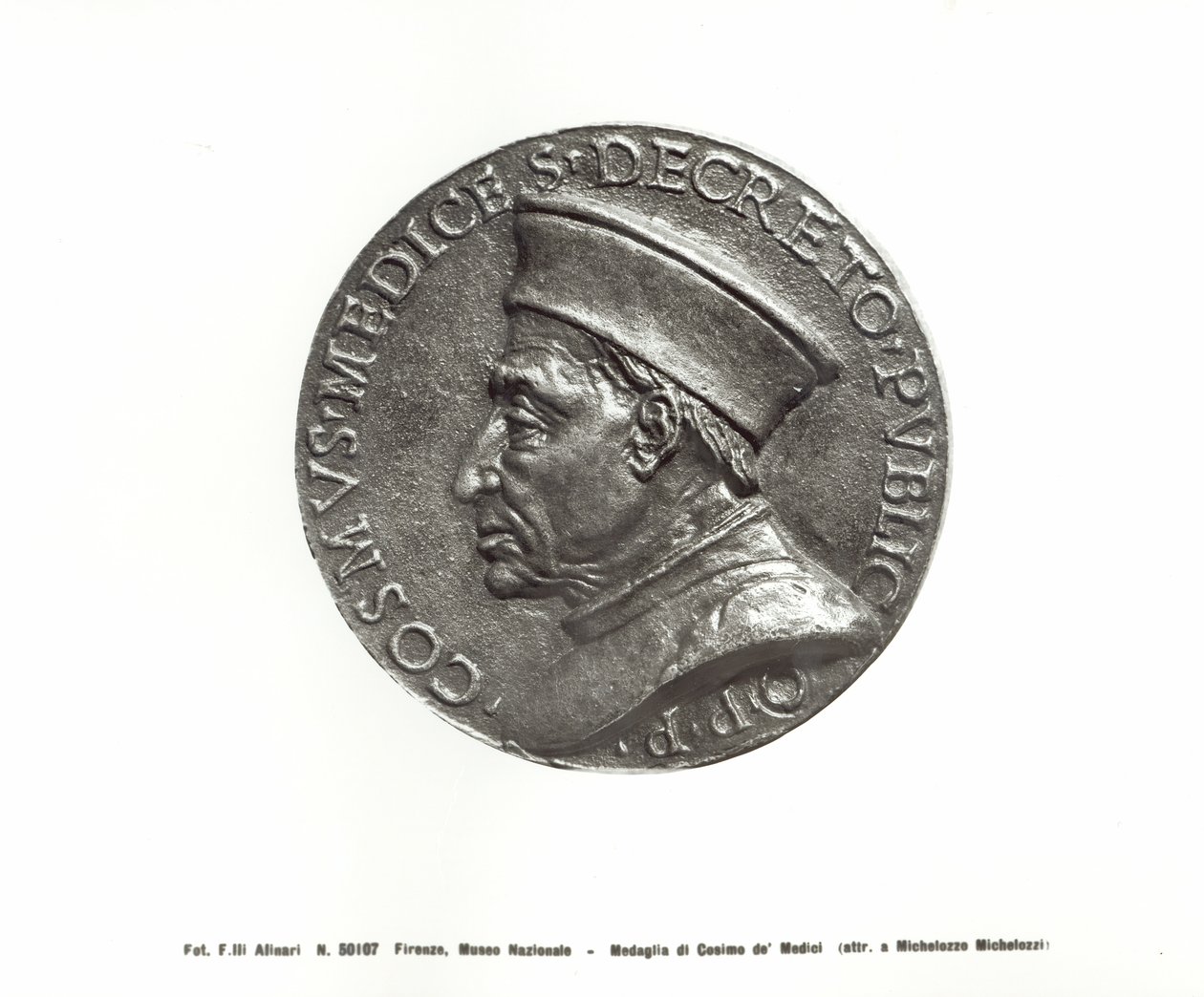 Medaille met afbeelding van Cosimo de