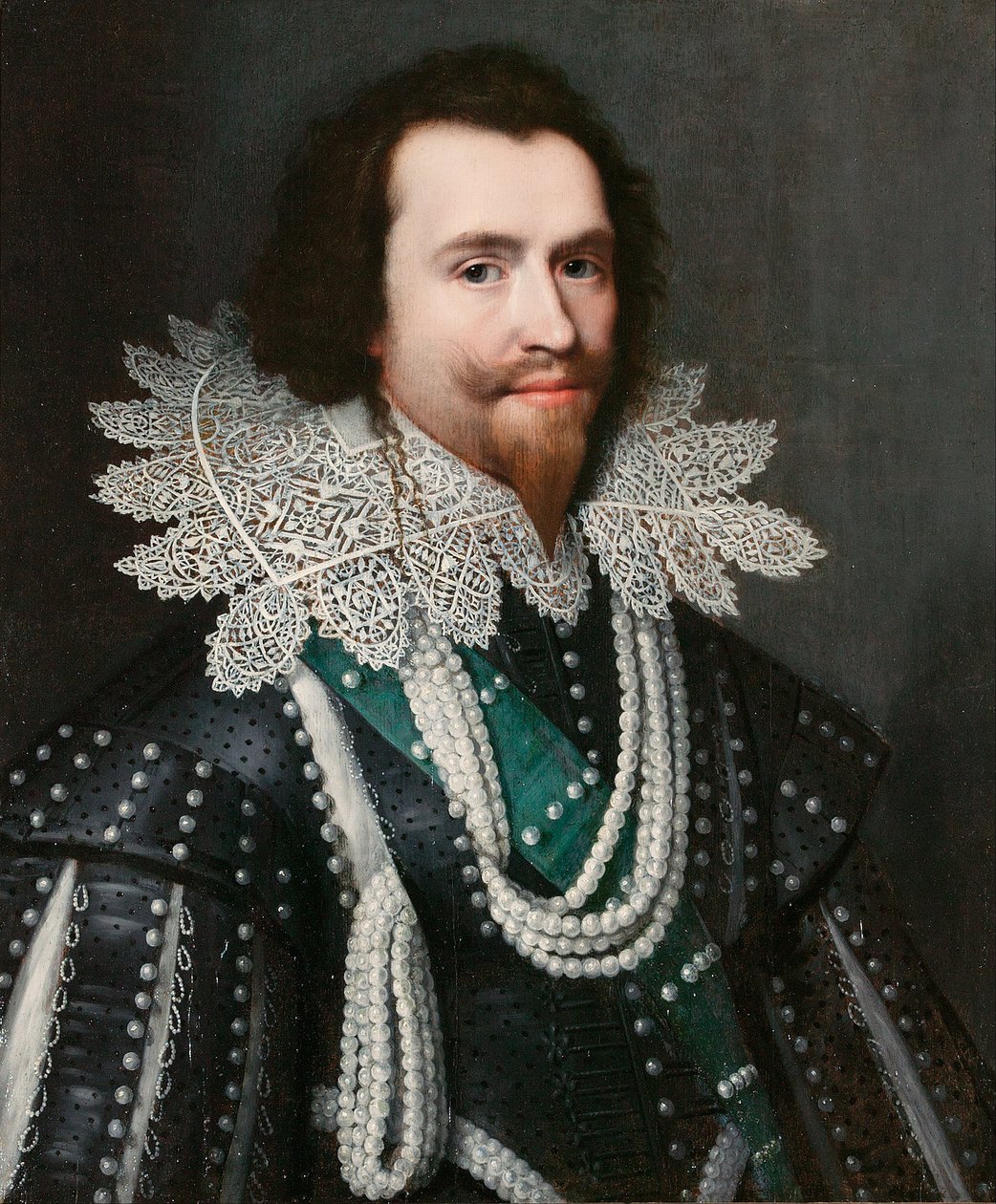 George Villiers, hertog van Buckingham door Michiel Jansz van Miereveld