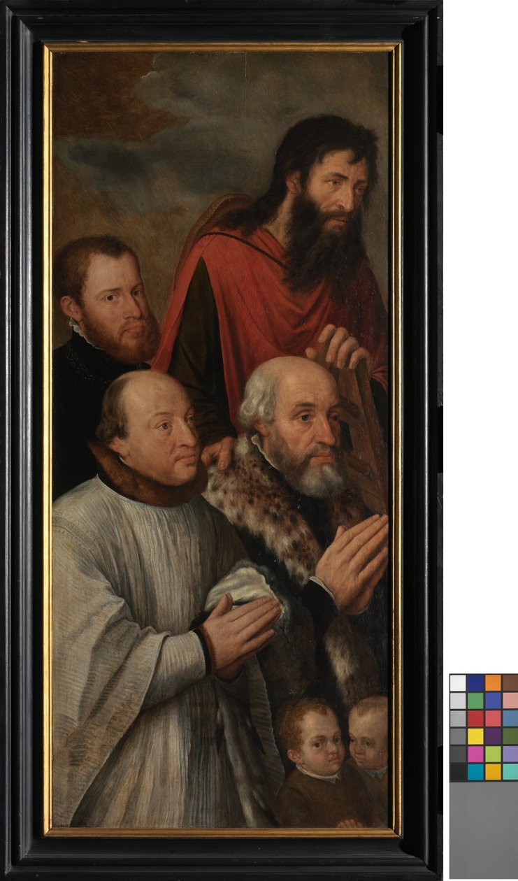 Detail van de Triomf van Christus (detail) door Michiel I Coxie or Coxcie