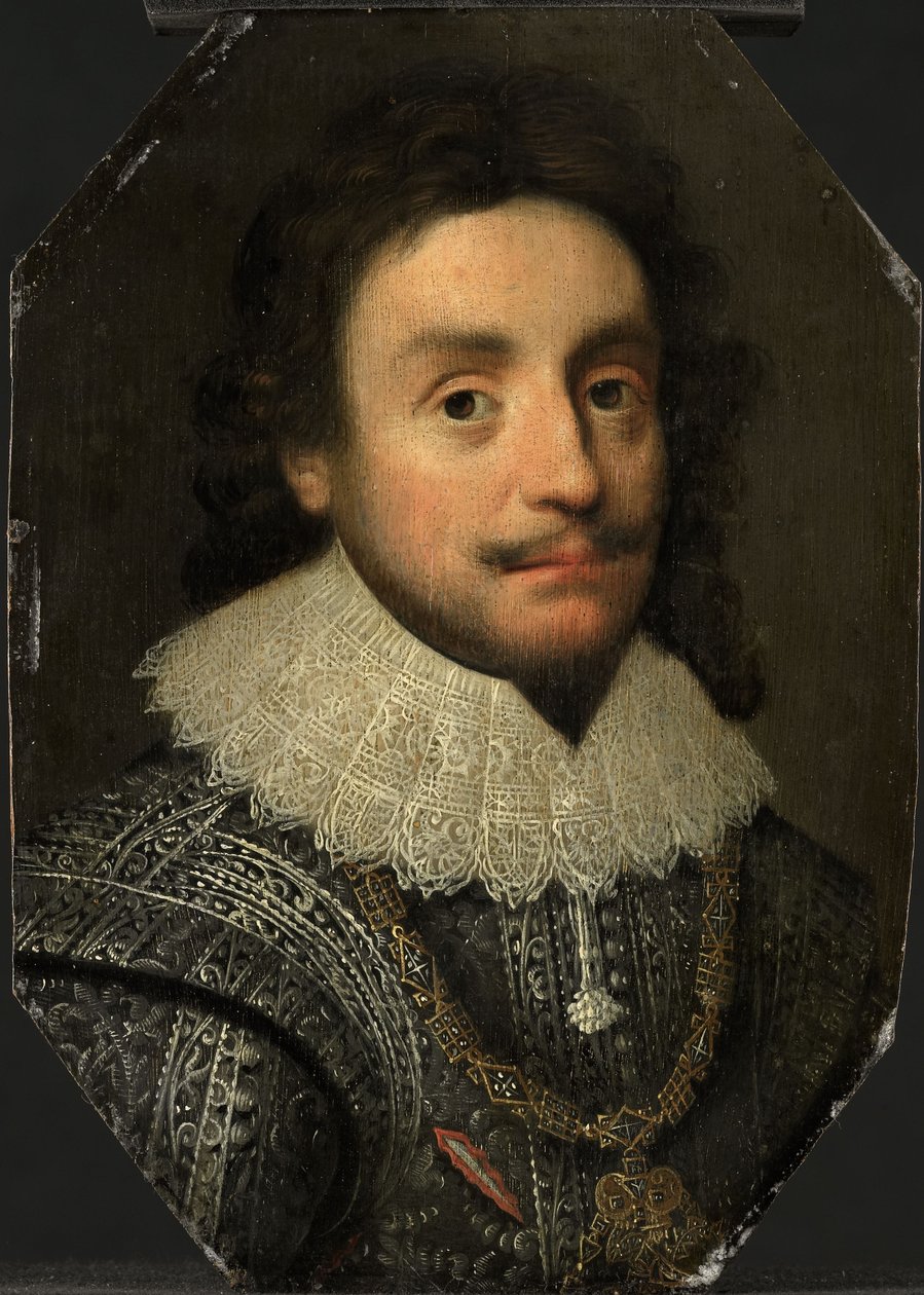 Portret van Frederik V door Michiel Jansz. van (after) Miereveld