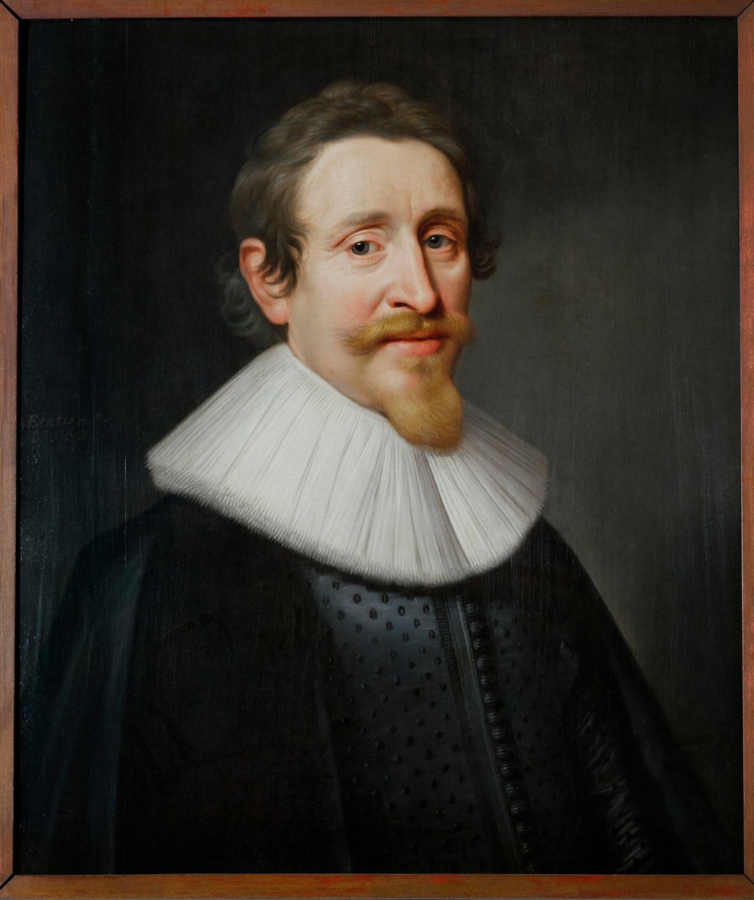 Hugo Grotius, vader van het internationaal recht ... door Michiel Jansz. van (attr. to) Mierevelt