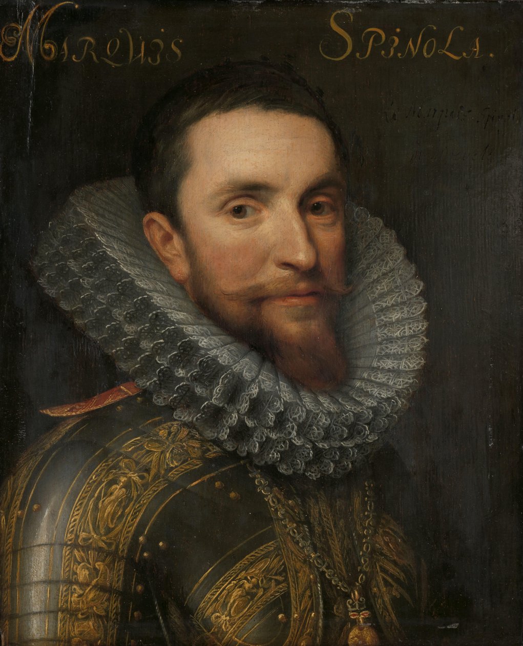 Portret van Ambrogio Spinola door Michiel Jansz van Mierevelt (workshop of)