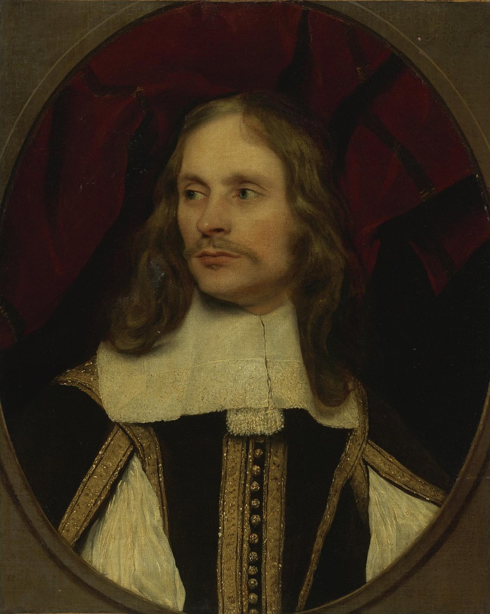 Portret van een onbekende man door Michiel Sweerts