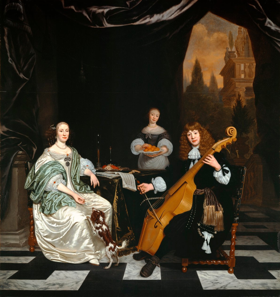 De Sinfonia (familieportret) door Michiel van Musscher