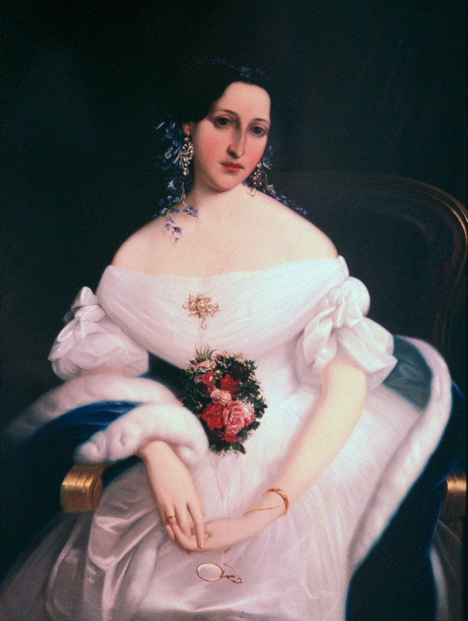 Luisa Pesjak, ca. 1835 door Mihael Stroj
