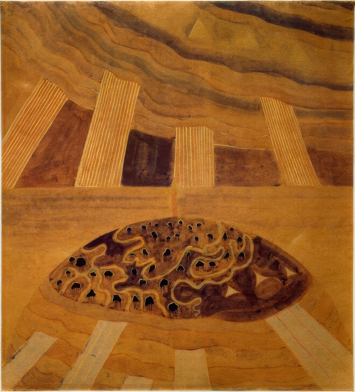 Andante (Sonate I) door Mikalojus Ciurlionis