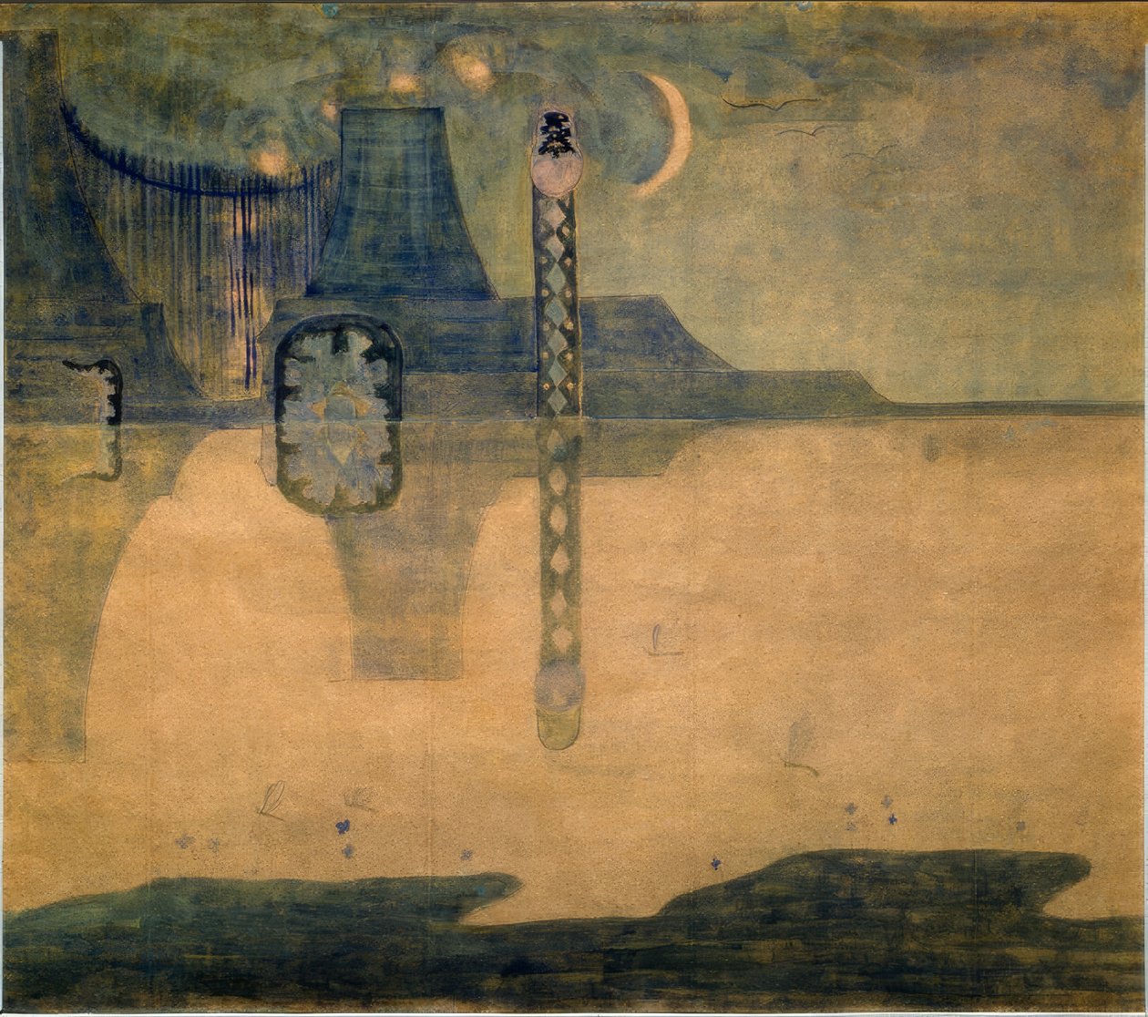 Andante (Sonate III) door Mikalojus Ciurlionis