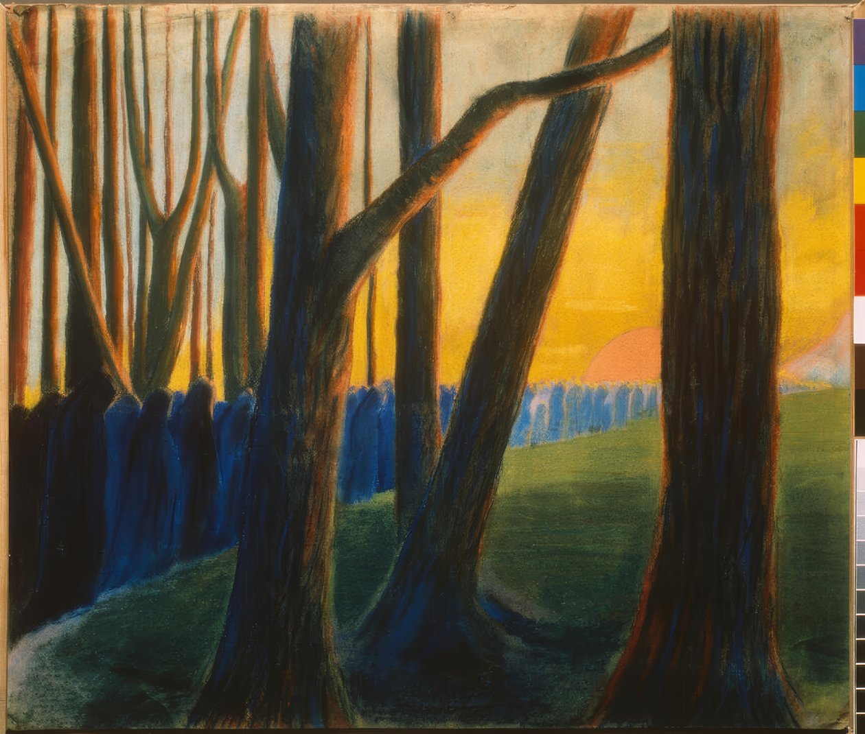 Begrafenissymfonie (III) door Mikalojus Ciurlionis