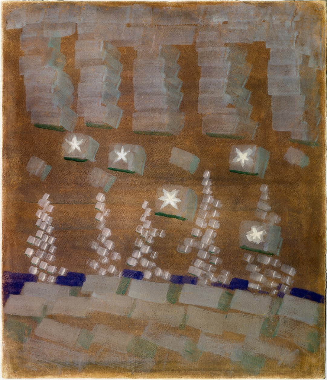Winter (VIII) door Mikalojus Ciurlionis