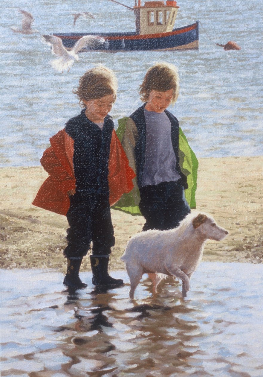 De hond uitlaten door Mike Briscoe