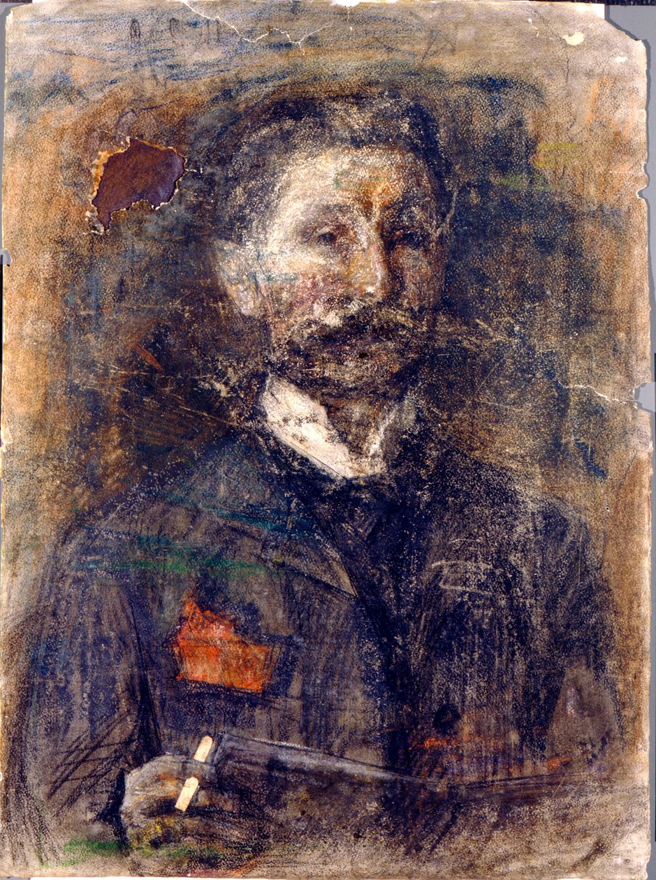 Zelfportret, 1904 door Mikhail Aleksandrovich Vrubel