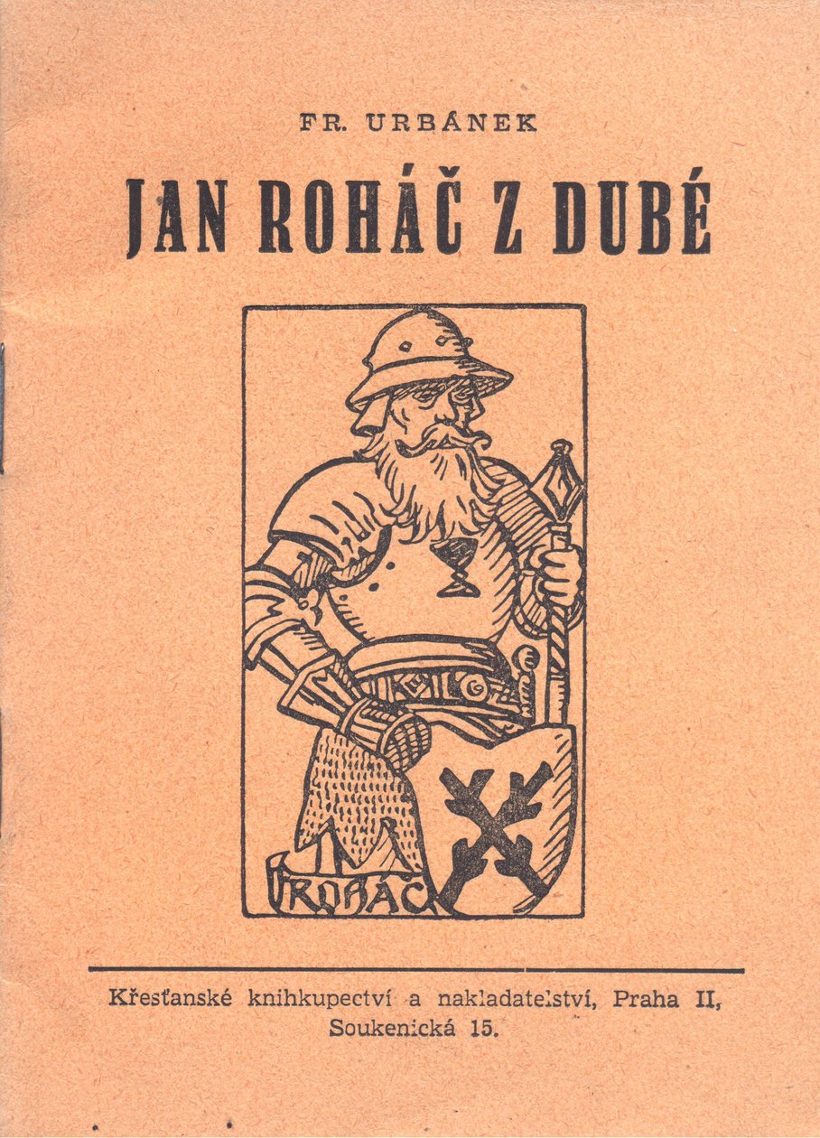 Omslag van het boek Jan Roháč z Dubé door Fr. Urbánek door Mikolas Ales