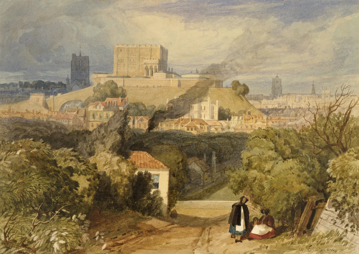 Nr.1188 Norwich vanuit het oosten, c.1828 door Miles Edmund Cotman