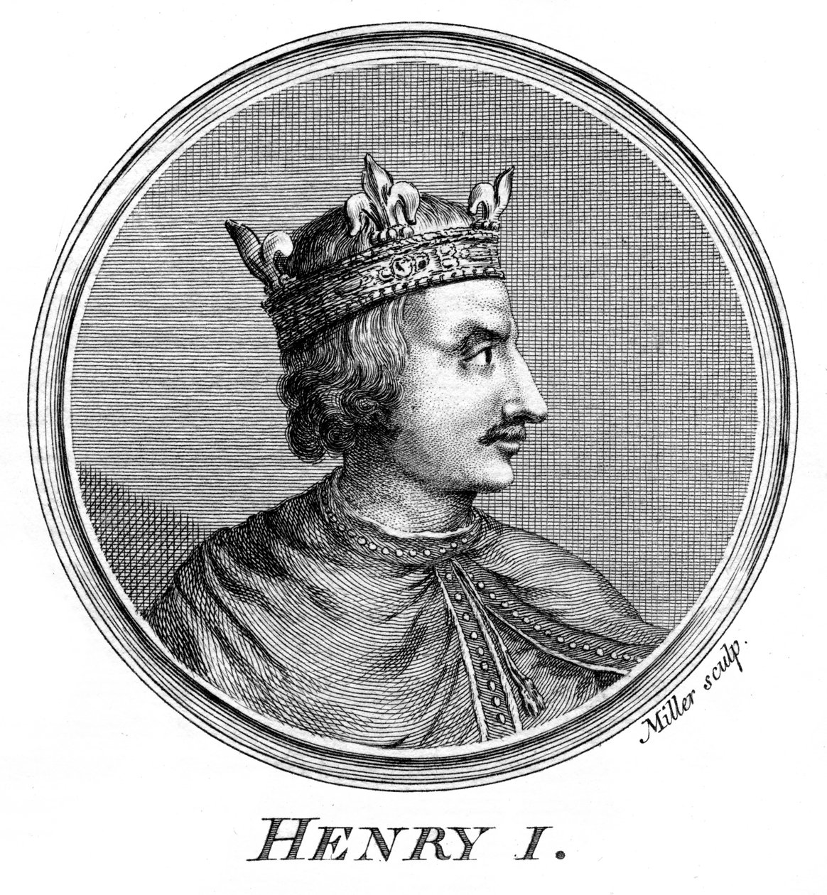 Hendrik I, Koning van Engeland door Miller