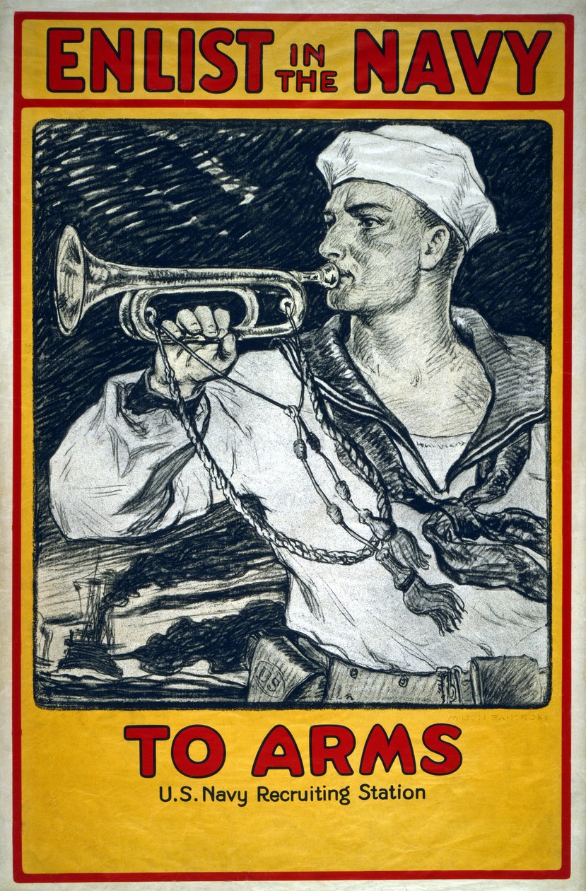 Meld je aan bij de Marine: Naar de Wapens door Milton Herbert Bancroft