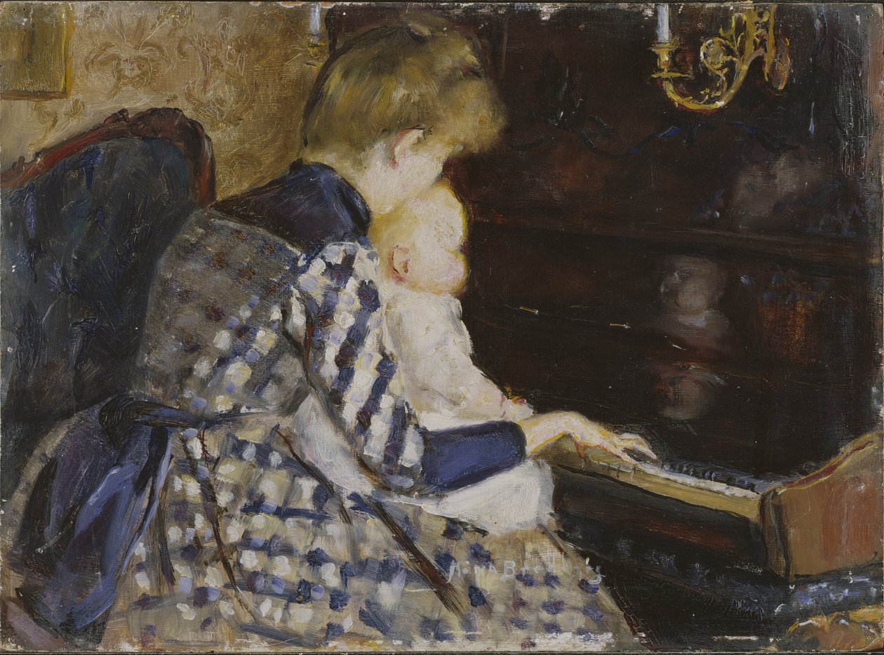 Aan de piano door Mina Carlson Bredberg
