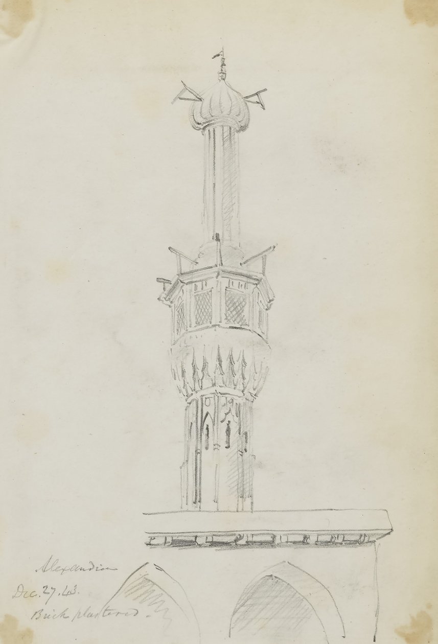 Alexandrië, Egypte door Miner Kilbourne Kellogg