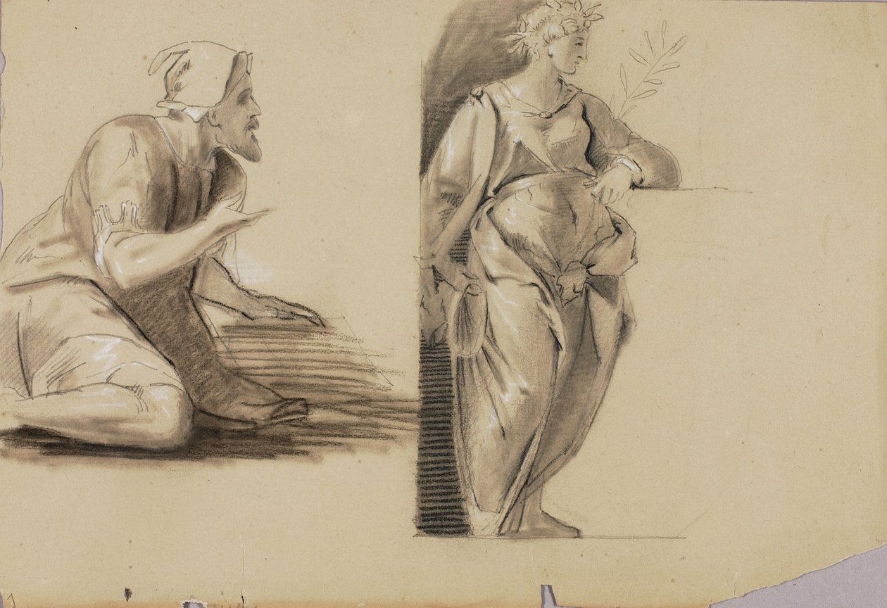 Figuur Studies door Miner Kilbourne Kellogg