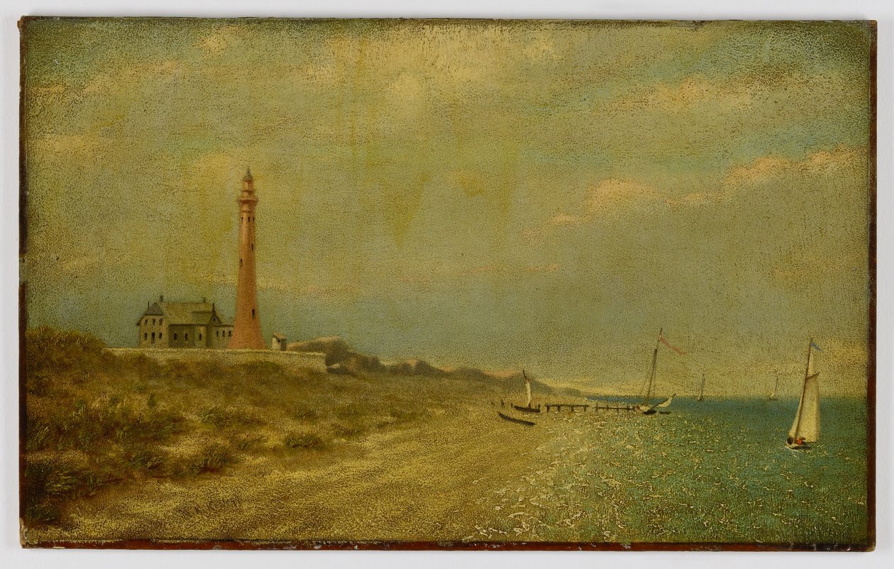 Vuurtoren Vuur Eiland door Miner Kilbourne Kellogg