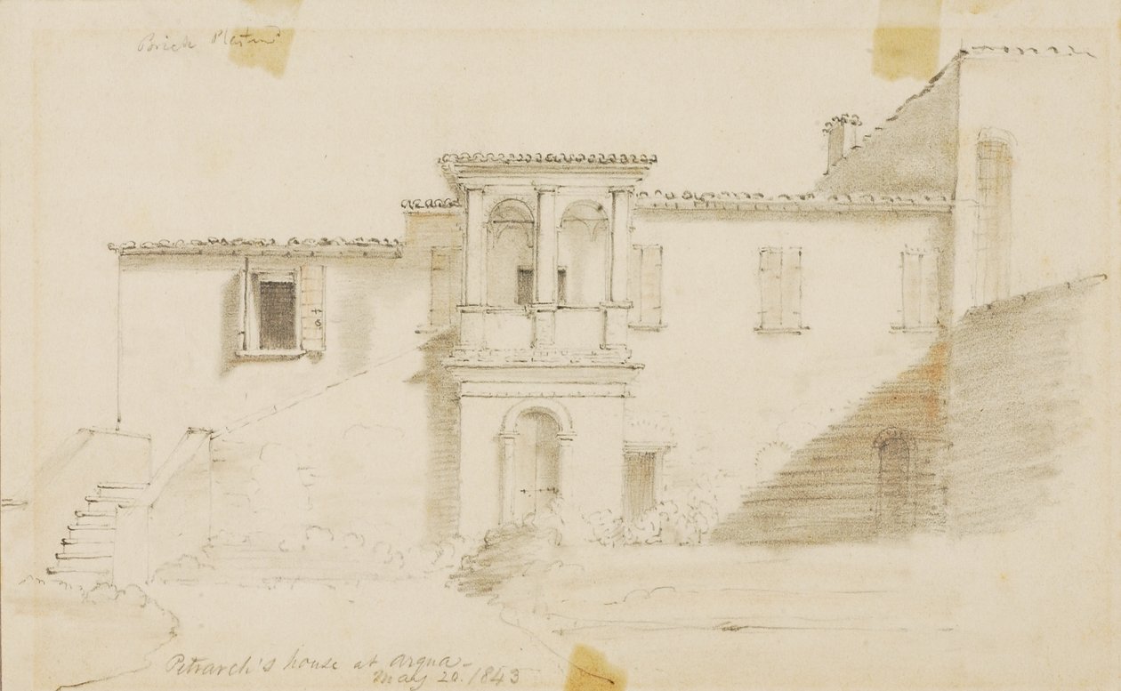 Het huis van Petrarca door Miner Kilbourne Kellogg
