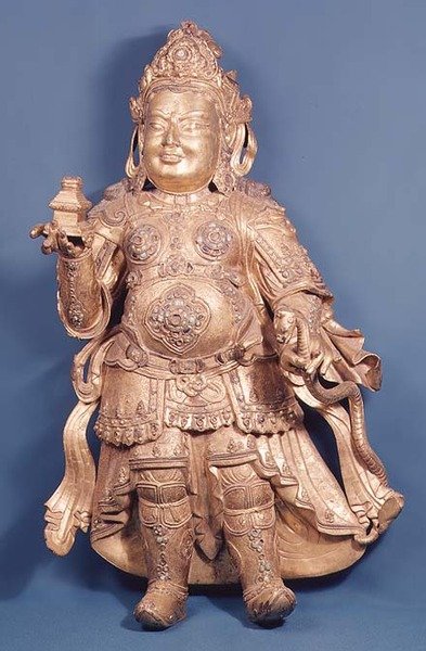 Beeld van Virupaksa, begin 15e eeuw door Ming Dynasty Chinese School