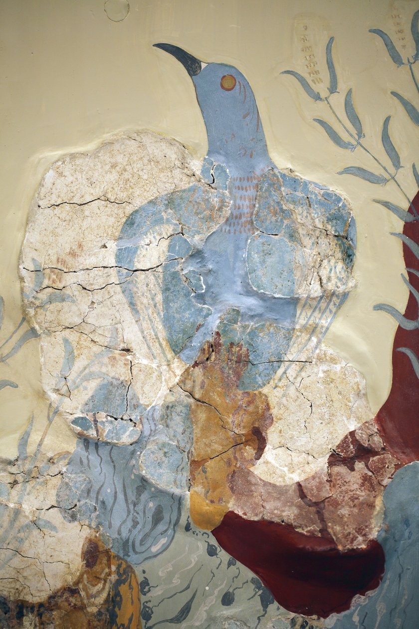 Minoïsche kunst. Detail van de 