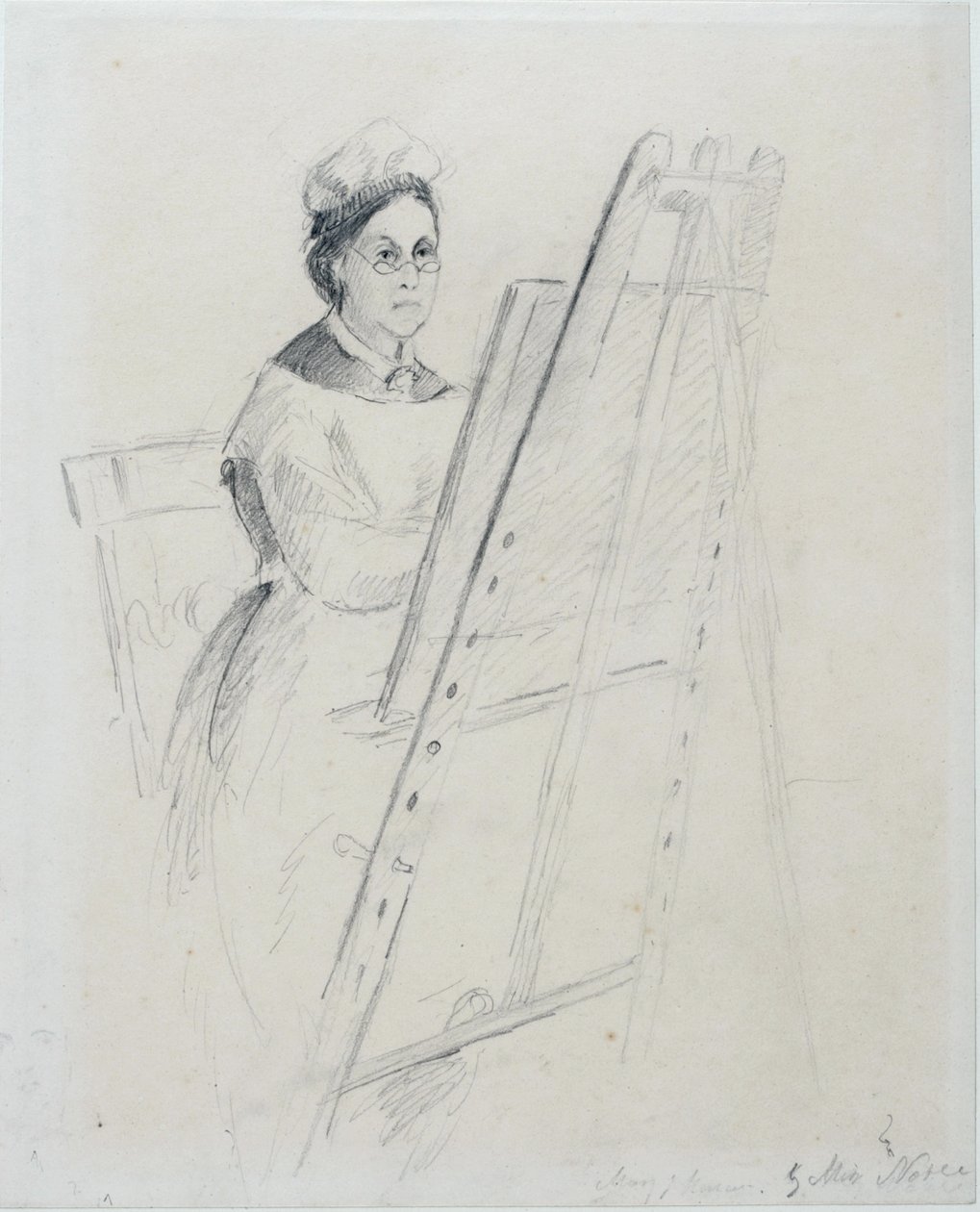 Portret van Mary Jane Hancock door Miss Noble