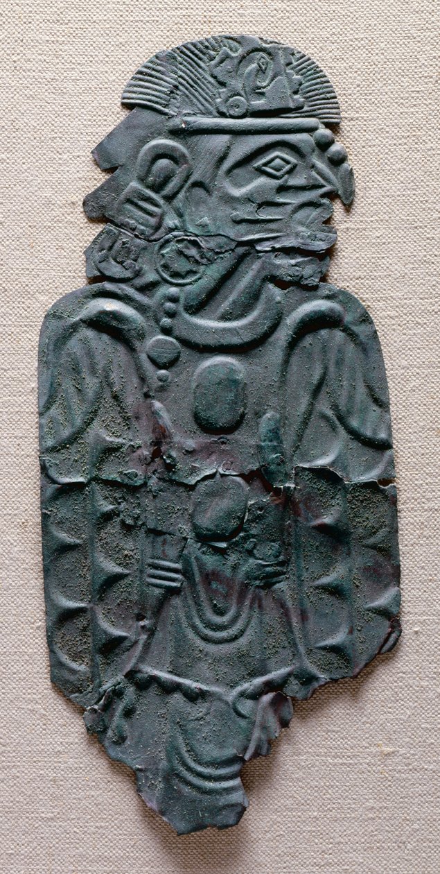 Wulfing plaat, 1200-1400 door Mississippian culture