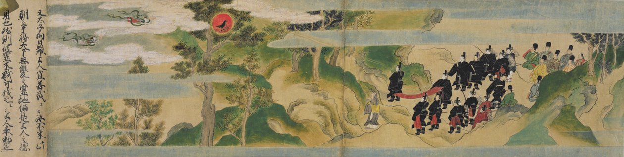 Geschiedenis van de oprichting van de Geppoji-tempel, Muromachi-periode, ca. 1495 door Mitsuyoshi Tosa