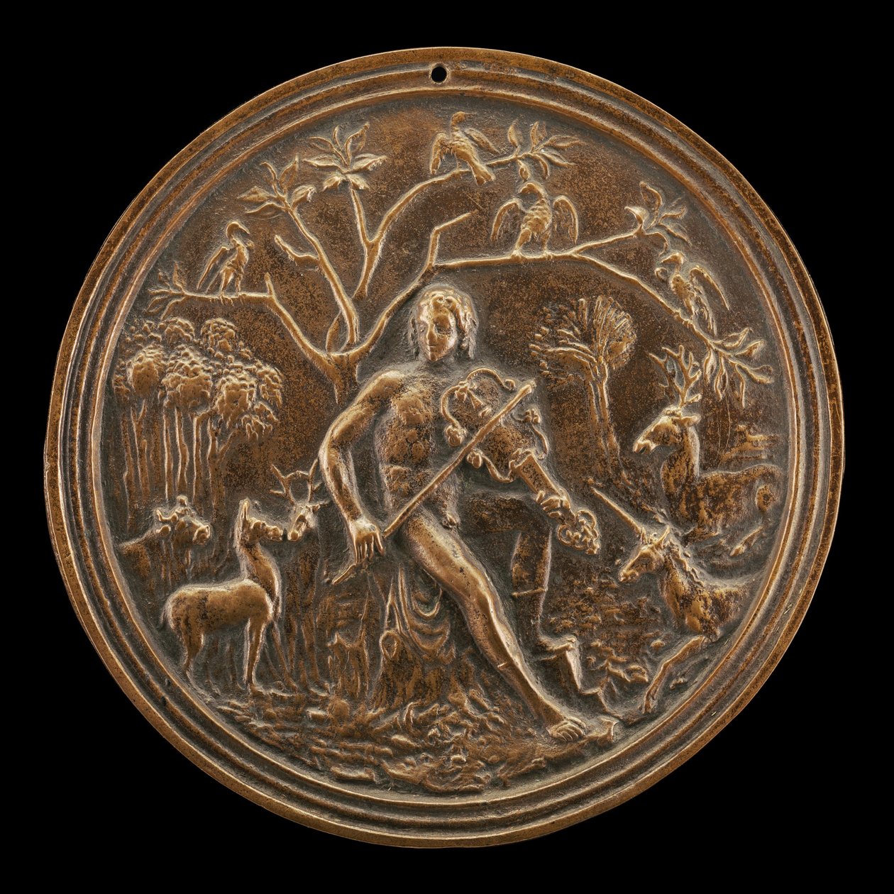 Orpheus Betoverd de Beesten van de Velden door Moderno