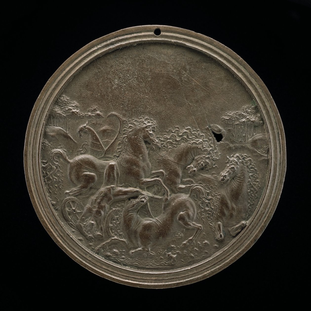 De dood van Hippolytus, of De val van Phaeton door Moderno