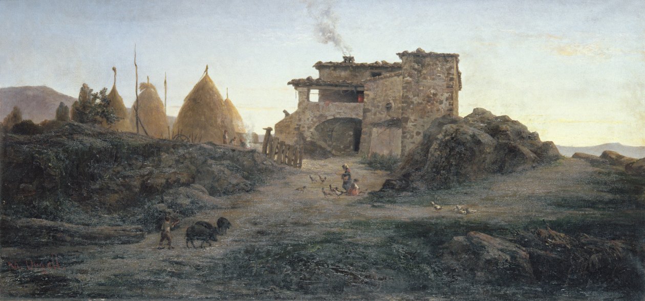 Landelijk gebied, 1906 door Modest Urgell