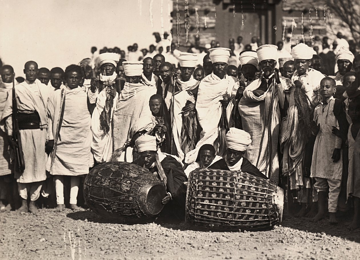 Het festival van Mascal, 09/05/1936 door Modestino Baldinetti