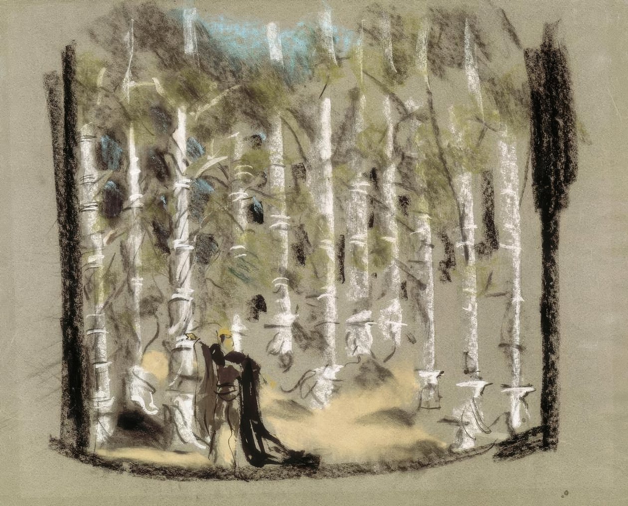Decorontwerp: Het bos door Molière