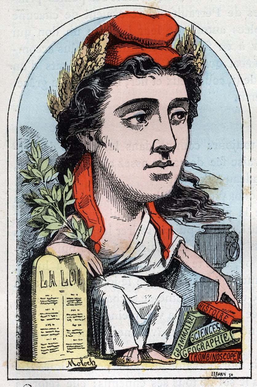 Allegorie van de republiek (Marianne) in 