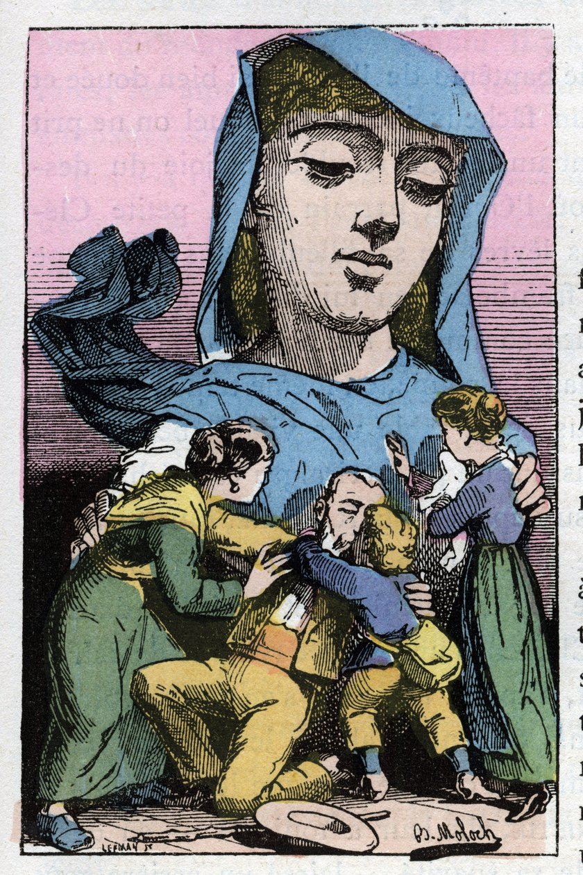 Allegorie van amnestie in de 19e eeuw in 