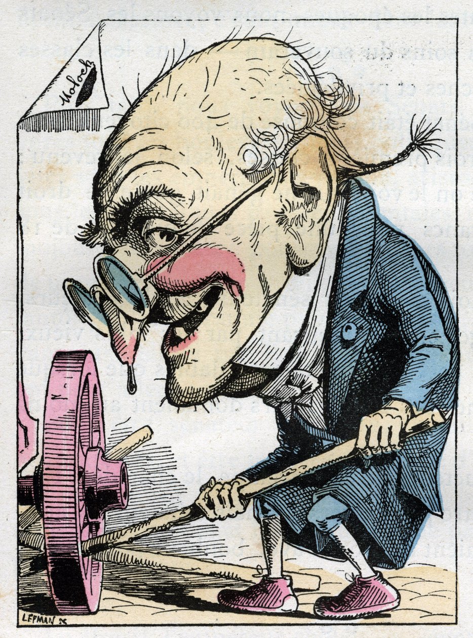 Allegorie van de Franse Senaat in de 19e eeuw door Moloch