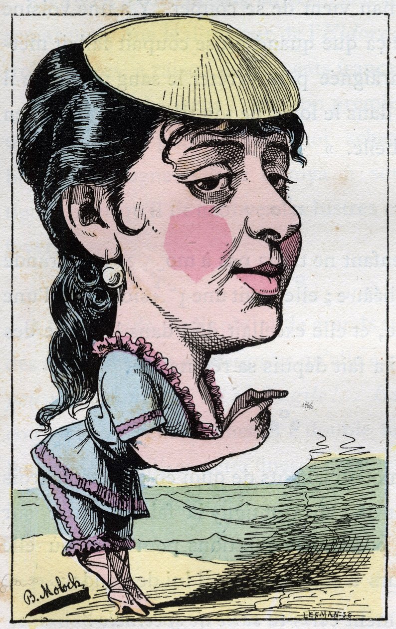 Anne Marie-Louise (Marie Louis) Damiens, bekend als Anna Judic, Franse komiek door Moloch