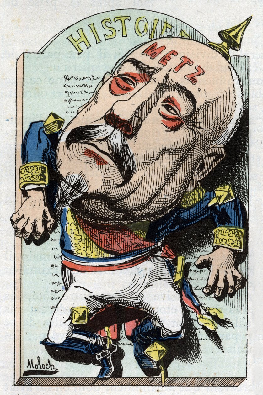 Portret van Francois Achille Bazaine (Francois-Achille) door Moloch