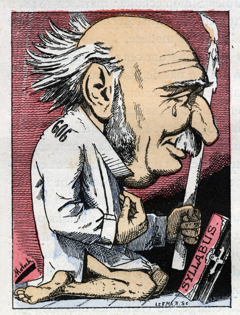 Portret van Jules Simon (1814-1896), Franse politicus door Moloch