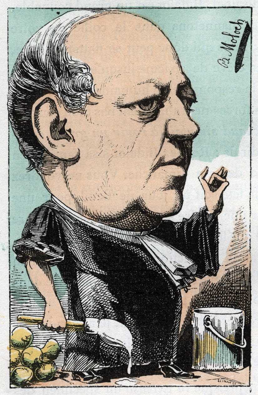 Portret van Meester Charles Lachaud (1817-1882), Franse advocaat door Moloch