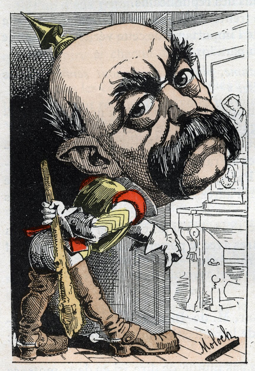 Portret van Otto Von Bismarck (1815-1898), Kanselier van Pruisen door Moloch